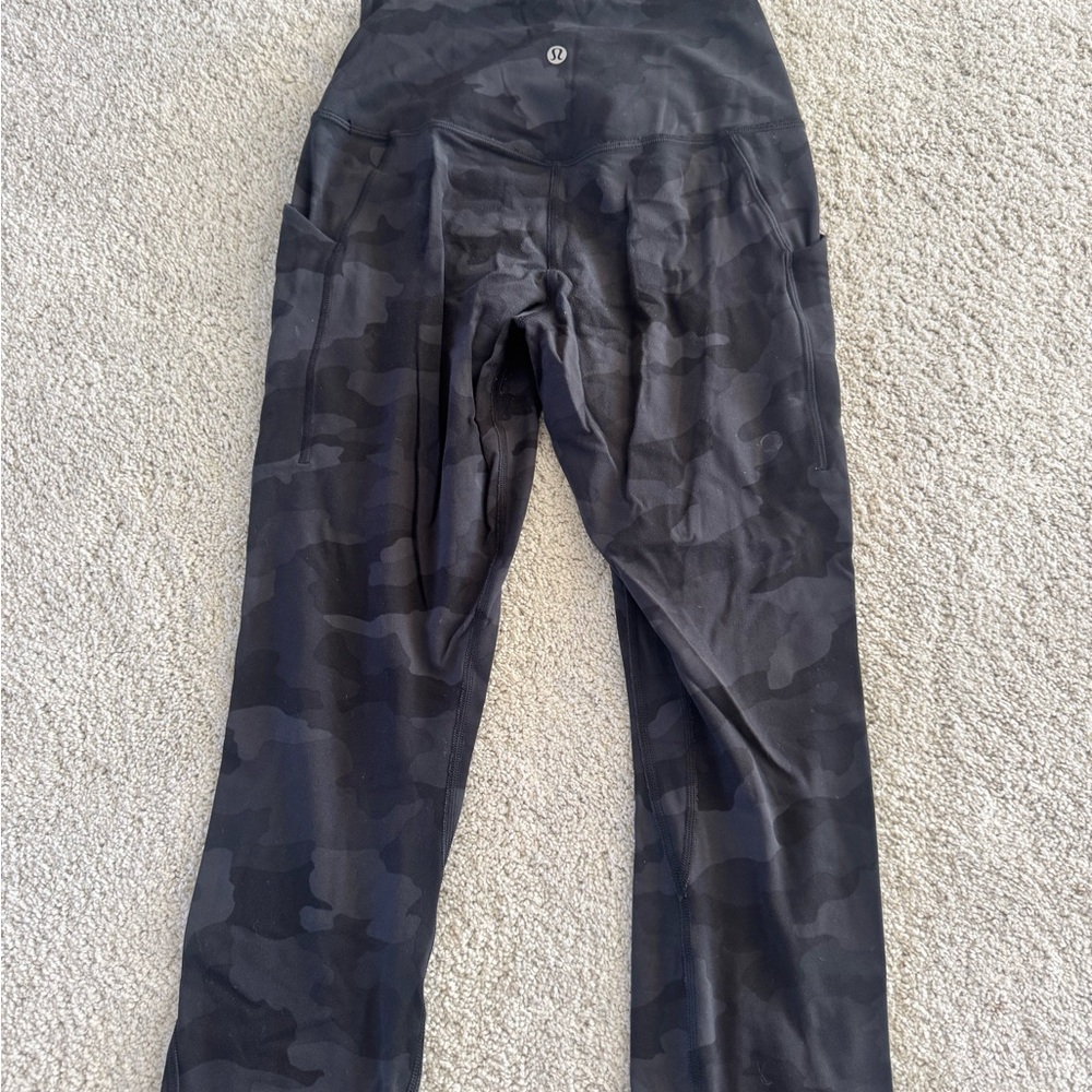 lululemon athletica Black Camo Leggings